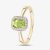 9ct Yellow Gold Peridot 0.08Ct Diamond Cluster Ring DR1619YPD K