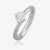 Signature Collection Platinum GIA Certificated Four Claw Diamond Twist Solitaire Ring RI-137(.60CT PLUS)-F/VS2/0.60ct