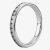 Platinum Channel Set 0.50ct Diamond Half Eternity Ring 8991/PL/DQ10/50PT O