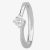 1888 Collection Platinum 0.33ct Diamond Twisted Solitaire Ring RI-137(.33CT PLUS)- G/SI1/0.37ct