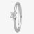 1888 Collection Platinum 0.25ct Princess-Cut Diamond Classic Solitaire Ring RI-2022(.25CT PLUS) E/SI2/0.28ct