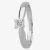 1888 Collection Platinum Princess-Cut 0.25ct Diamond V-Shaped Ring M94-B3(.25CT PLUS)- F/SI2/0.26ct