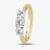 1888 Collection 18ct Gold 1.00ct Diamond Trilogy Ring R3-145(1.00CT PLUS) G/SI2/1.00ct