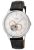 Gevril Mens Mulberry SS Case, Silver/White Dial with embossed textured, Authentic Italian Hand-crafted Black Leather-based Strap. – One Dimension