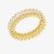 LUXE Silver Gold Plated Rectangular Cubic Zirconia Full Eternity Ring 8.98.0010 N