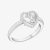 Silver Cubic Zirconia Infinity Heart Ring 8.84.9679 L