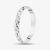 Sterling Silver Patterned D Cut Band Ring SR02069A N