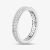 Silver Cubic Zirconia Full Eternity Band Ring OJR0228 N