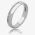 9ct White Gold 4mm Diamond Edged Wedding Ring 7607W/9W/DQ10 L