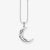 THOMAS SABO Sterling Silver Cubic Zirconia Royalty Moon Pendant Necklace KE1826-643-14-L45V