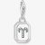 THOMAS SABO Silver Octagonal Cubic Zirconia Aries Charm 2147-643-21