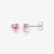 THOMAS SABO Sterling Silver Pink Heart Zirconia Stud Earrings H2306-051-9