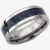 Unique Mens Tungsten Blue Carbon Inlay 8mm Ring TUR-32-66