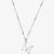 ChloBo Iconic Silver Initial M Necklace SNCC4040M