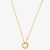 ChloBo Wisteria Gold Plated Open Circle Necklace GNDC3423