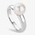 Clogau Silver & 9ct Rose Gold Beachcomber Pearl Ring 3SBCH0749-M