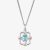 Clogau Silver & 9ct Rose Gold Enchanted Gateways Swiss Blue Topaz Necklace 3SEGW0728