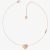 Guess Thats Amore 4G Rose Gold Tone Necklace UBN01066RG