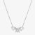 Nomination Colour Wave Sterling Silver Three White Stone Necklace 149821/001