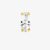 Nomination Colour Wave Gold Plated Marquise Shaped Single Stud Earring 149804/014 04