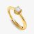 Nomination Cosmic Love Gold Plated Cubic Zirconia Round Adjustable Ring 241700/054