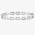 Nomination Pretty Bangles Square Link Cubic Zirconia Bangle 029509/001