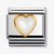 Nomination CLASSIC Gold Mother of Pearl Heart Charm 030501/12