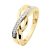 Diadema Womens – Ring – Prestige Jewelery – Diamonds – Yellow Gold – White – Size R