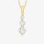 9ct Gold Cubic Zirconia Trilogy Pendant 1.62.4114