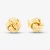 9ct Yellow Gold Double Knot Stud Earrings 1.55.6219