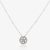 Sterling Silver Cubic Zirconia Star In A Circle Pendant N611098