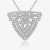 V Jewellery Silver Column Pendant 3021