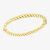 LUXE Silver Gold Plated Twisted Bangle 8.92.0552