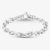 Argentium Silver Flat Curb Chain Bracelet ARG-94301-7.5