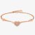 Rosa Lea Heart Double Chain Bracelet BJ-BR212CRRG