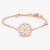 Rosa Lea Pave Flower Mandala Bracelet AE-950705HA