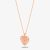 Rosa Lea Open Leaves Heart Necklace AM-2THB010506