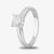 Starbright Silver 6mm Four Claw Round Cubic Zirconia Ring R6025(6M) 3A (53)