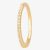 Starbright Gold Cubic Zirconia Claw Set Narrow Half Eternity Ring R6843 3A GP 52