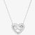 Swarovski Matrix Mixed Cut Heart Necklace 5647924