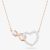 Swarovski Infinity Heart Two Colour White Crystal Necklace 5518865