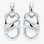 BOSS Stainless Steel Link Chain Dropper Earrings 1580139