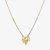 Maanesten Theresa Gold Plated Hammered Charm Necklace 2685A