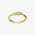 Maanesten Hera Gold Plated Twisted Snake Ring 4814A 55