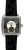 Yonger & Bresson Womens Yonger: Black Band with Diamonds on the Bezel Watch Leather – One Size