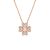 Swarovski ‘Idyllia’ WoMens Gold Plated Metal Necklace – Rose 5674211 Gold Tone – One Size