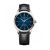 Baume et Mercier Clifton Mens Watch M0A10467 Blue Dial Leather-based Strap