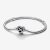 Pandora Moments Glowing Infinity Middle Clasp Snake Chain Bracelet 18 cm