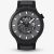 Swatch Essentials Past The Horizon Black & Grey Rubber Watch SB05B113