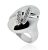 Orphelia WoMens 925 Sterling Silver Ring – ZR-3579 – Size L